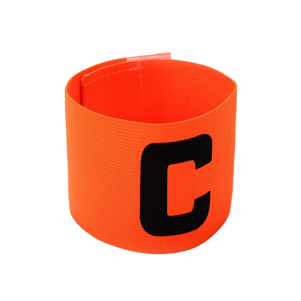 1 PCS Football Armband Soccer Arm Band Leader Competition Sports Match Football Armband Captain Armband Band: Orange