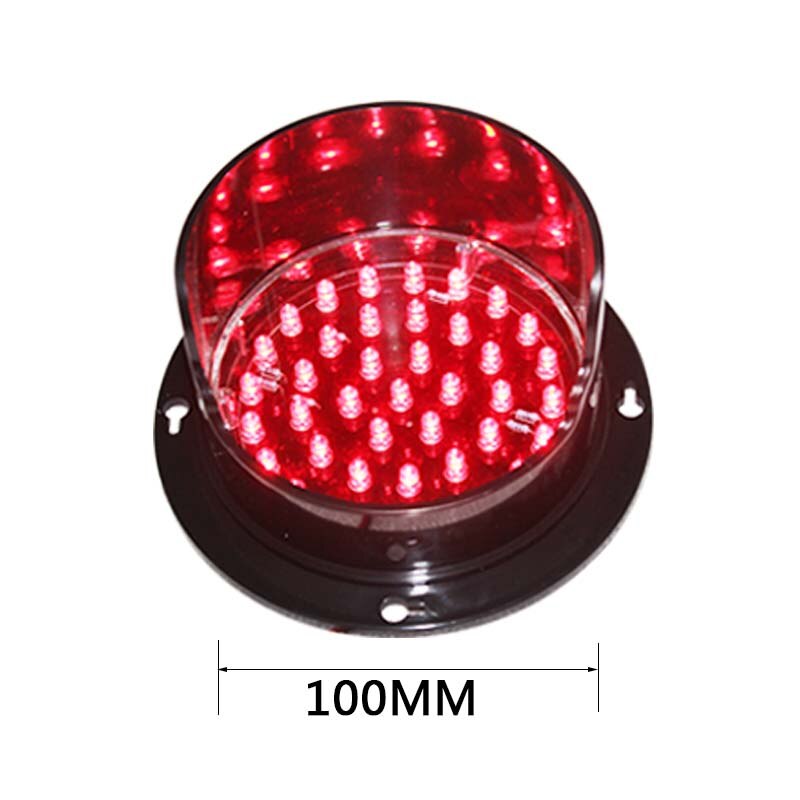 replacement for 100mm waterproof DC 12V red light mini LED traffic light