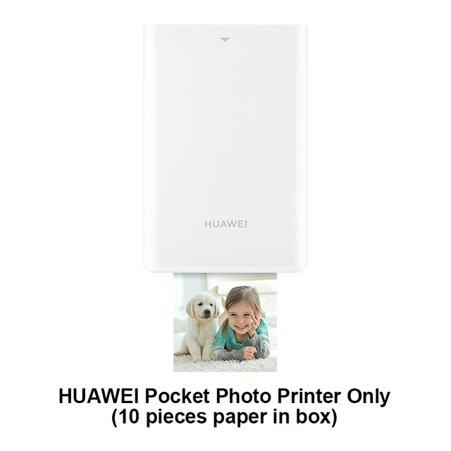 Imprimante Photo de poche originale Huawei imprimante Photo Portable HUAWEI Zink imprimante AR 300dpi Bluetooth 4.1 Support bricolage 500mAh promo code “ WINTERSALE45" 45-5€, "10FRSALE" 100-10€, " 15WINTERSALE",150-15: Printer Only
