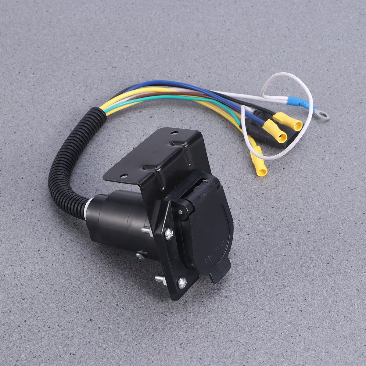 Multi-tow Trailer Adapter Kit Wiring Connector with Socket Connector Mounting Bracket