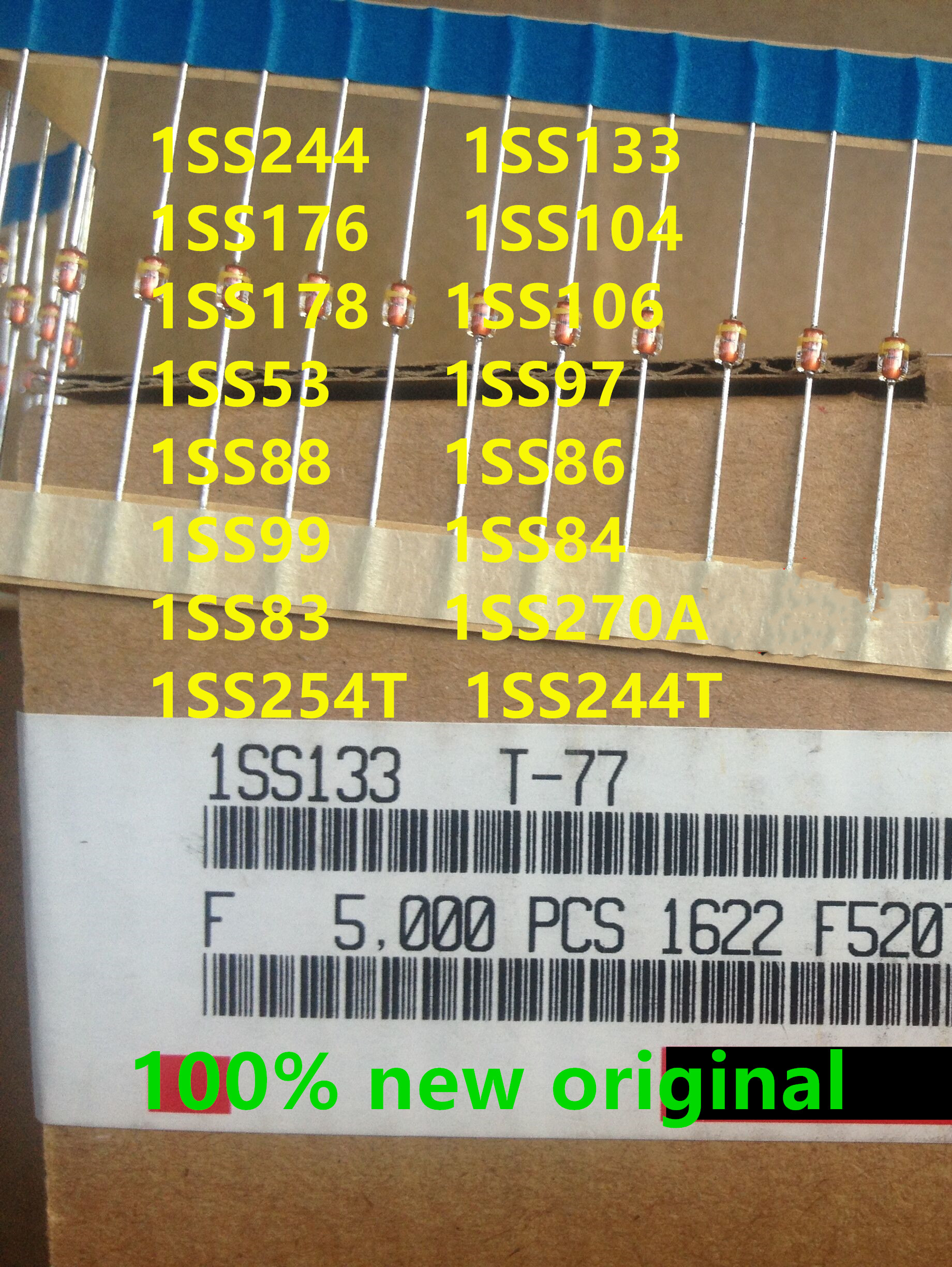 50PCS 1SS244 1SS254T 1SS244T 1SS133 1SS176 1SS104 1SS178 1SS106 1SS270A 1SS53 1SS97 1SS88 1SS86 1SS99 1SS84 1SS54 1SS83