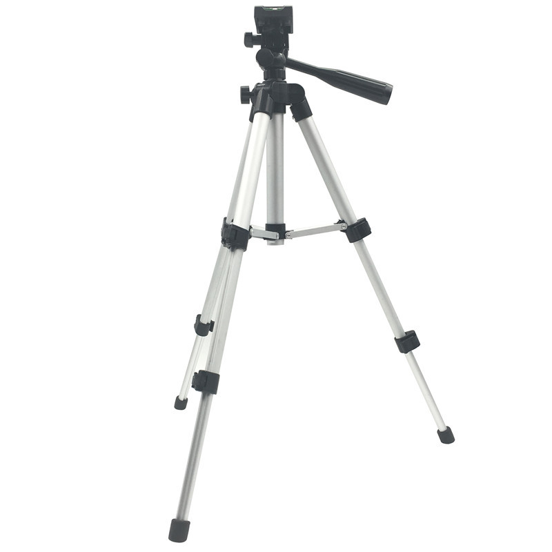 Professionele Opvouwbare Camera Statief Houder Stand Schroef 360 Graden Vloeistof Hoofd Statief Stabilizer Statief Voor Telefoon: lagre