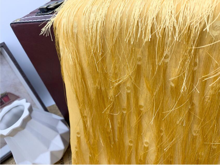 Borla de flecos largos tela de gasa costura para camiseta falda vestido de baile ropa de escenario Material de ropa: Default Title