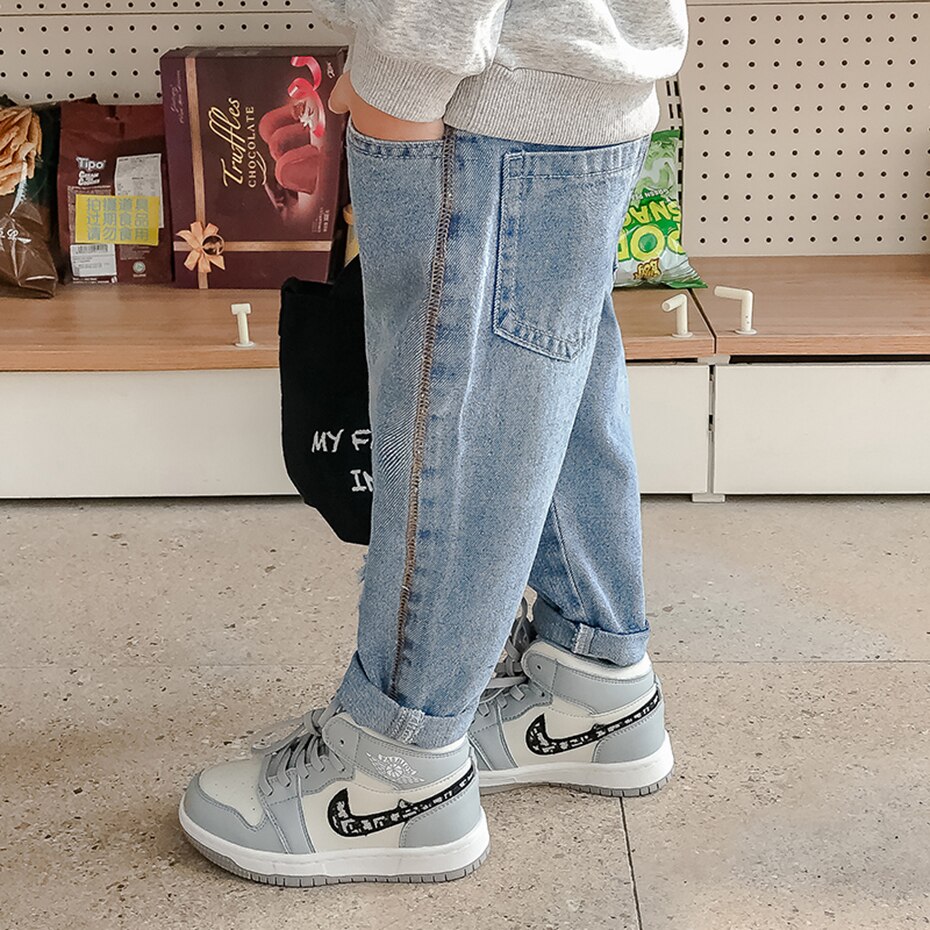 Jeans per bambini Jeans a foro per neonate primavera autunno Jeans Infantil abbigliamento Casual per bambini