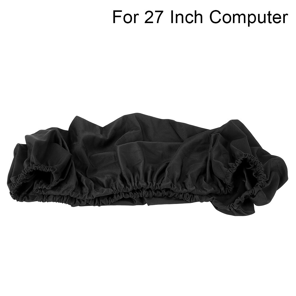 For 27Inch For IMac Macbook Pro Air Monitor Protective Cover Flexible Polyester Dust-proof Computer Dust Cover: black