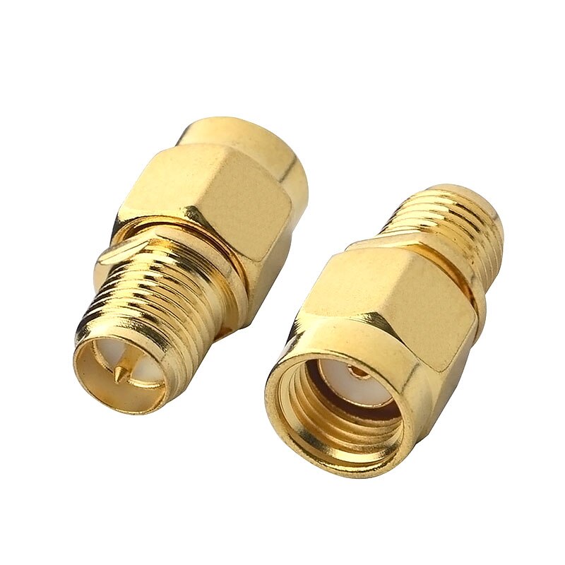 2 Pieces RF Coaxial Coax SMA Adapter Kit SMA Male Female WiFi Antenna Extension Connector: 3 x 2pcs