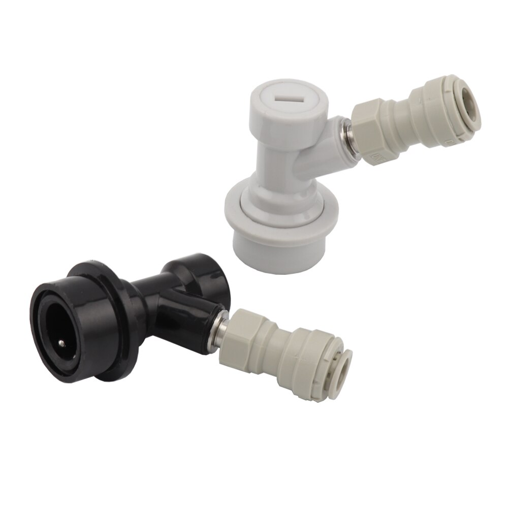 Conector de bloqueo de bola de barril Corny para elaboración casera y Speedfit 5/16 "3/8" -1/4 "FFL Push-Fit para barril de cerveza Cornelius desconexión rápida