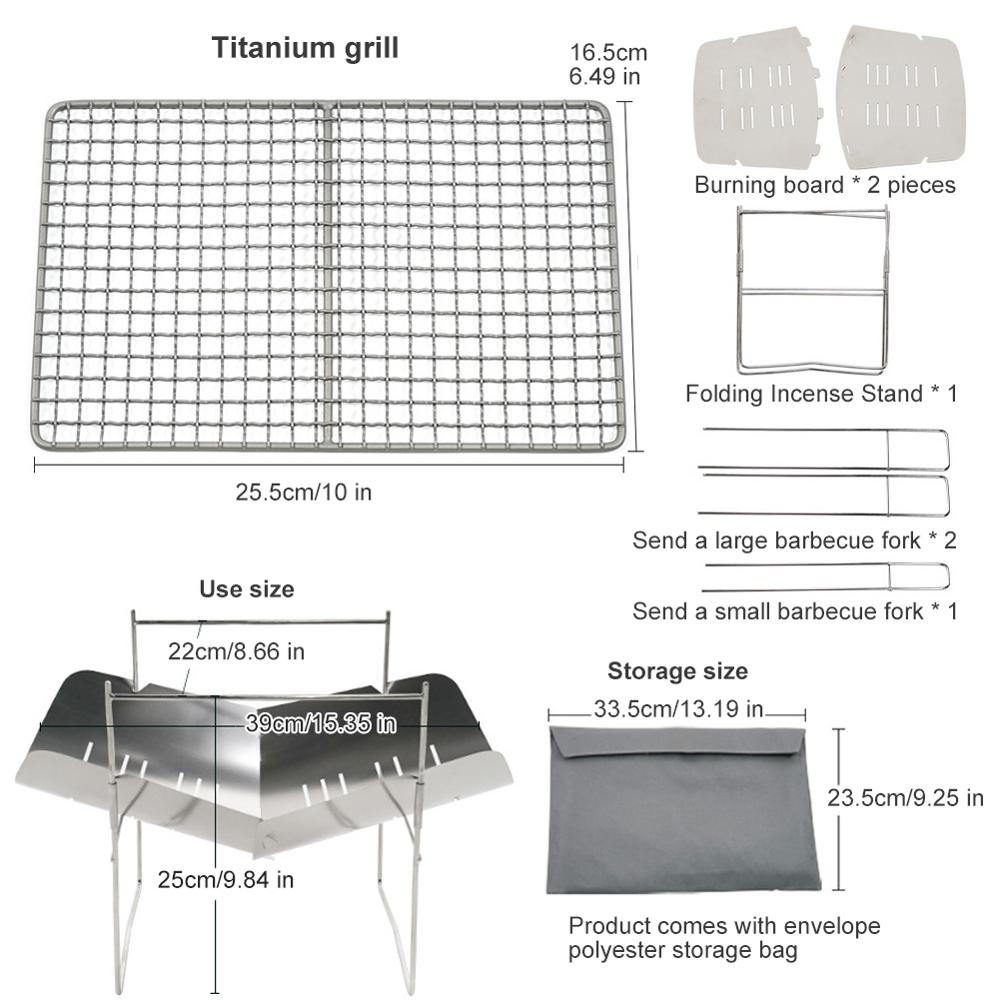 Portable Folding Barbecue Rack Ultra-light, Easy t... – Grandado