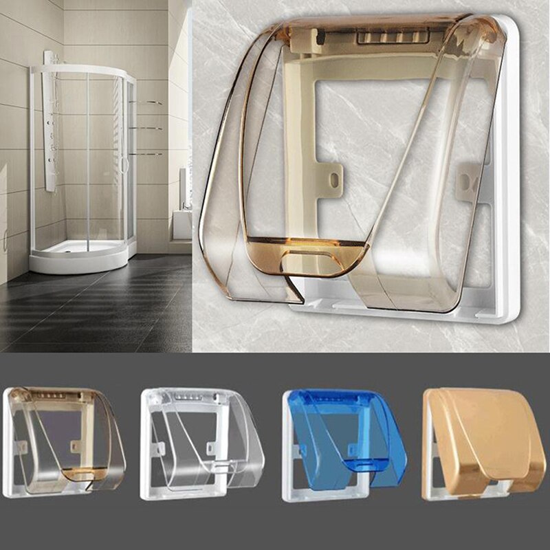 Waterproof 86 Type Wall Socket Plate Panel Box Cover Protector