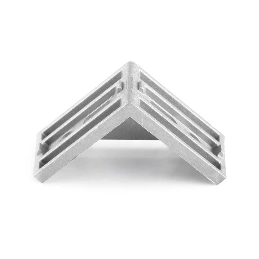 5pcs Aluminum Alloy L Shaped Corner Bracket 58x58mm Corner Bracket Right Angle Bracket Mounting Door Right Angle Joint Window