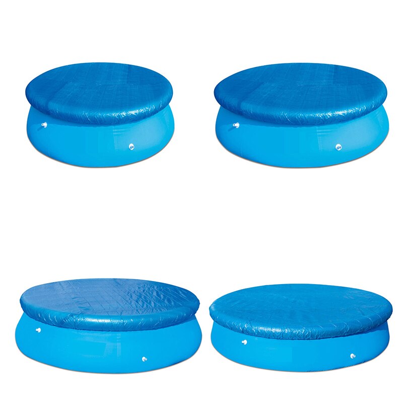 Zwembadafdekking pe-geweven zeildoek waterdichte regendoek stofhoes ronde zwembad vloerdoek mat doek 1pc