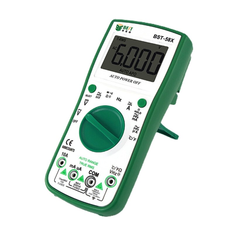Digital Multimeter Accuracy ±0.5% Measuring Voltage Resistance Current Temperature Battery &amp; Diode Multi Tester