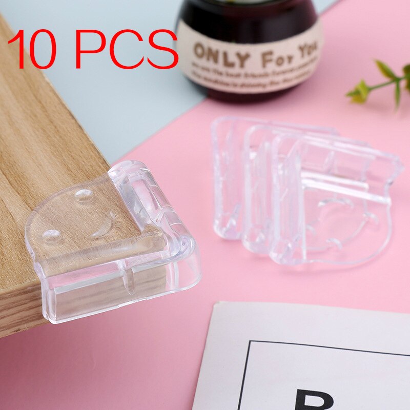 10 pz/set tavolo di sicurezza per bambini protezione angolare in Silicone anticollisione protezione angolare bordo e protezioni angolari sicurezza dei bambini: Right Angle 10 PCS