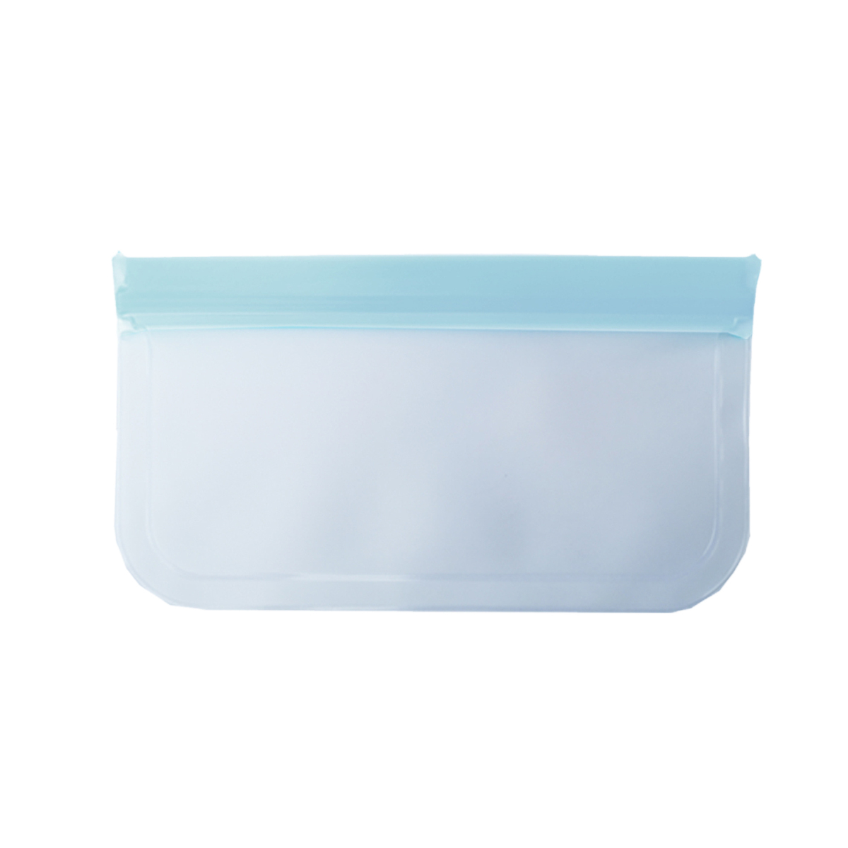 Food Grade Siliconen Verse Afdichting Opbergtas Herbruikbare Lekvrij Containers Snack Saver Bag Sandwich Opbergtas Voor Reizen: 21.5x12cm light blue