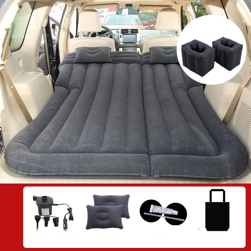In Auto Aufblasbare SOFA KISSEN Bett Luft Matratze Universal SUV Auto Reise Schlafen Pad Outdoor Camping Matte Auto Reise Matratze: C1   Flocking Cloth