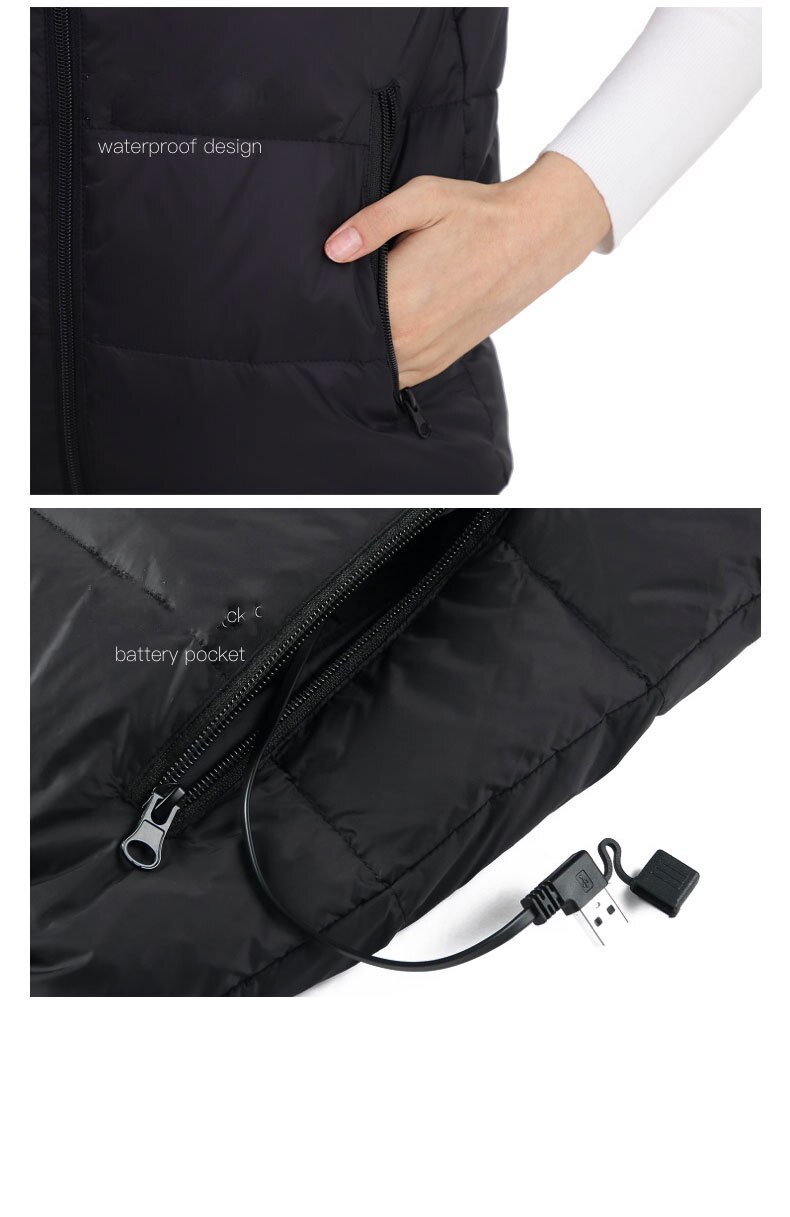 13 Verwarmde Vest Zones Elektrische Verwarmde Jassen Mannen Vrouwen Sportkleding Verwarmde Jas Grafeen Warmte Jas Usb Verwarming Jas Voor Camping