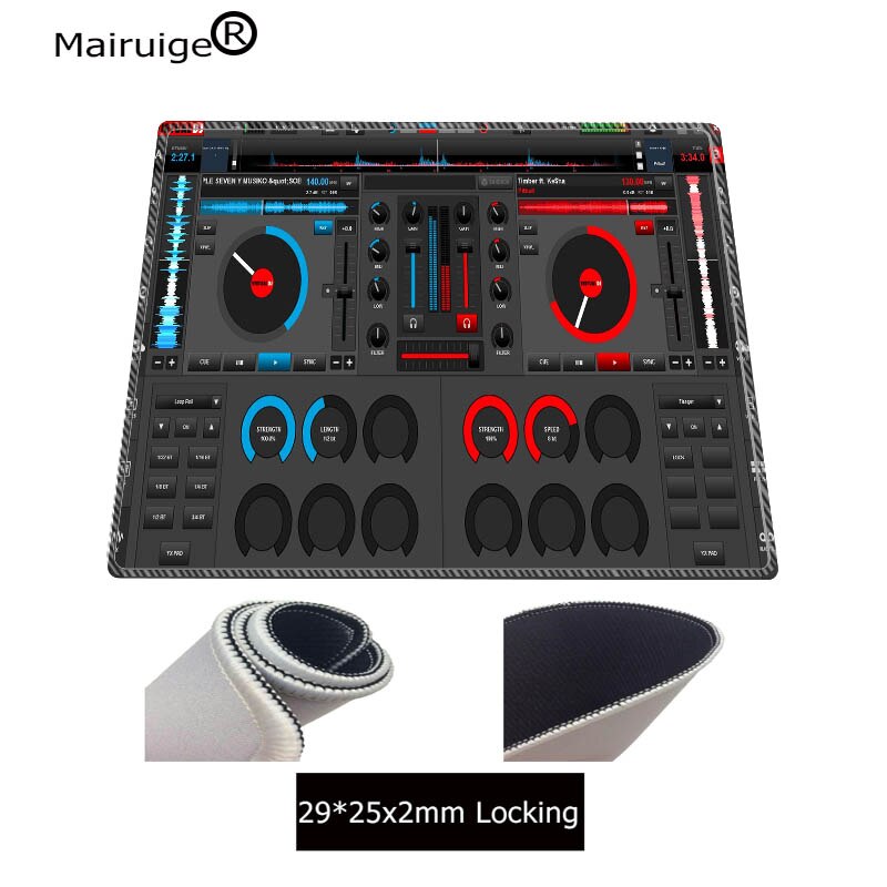 Mairuige DJ hand drive Speed Pad to Mouse Notbook Computer Mousepad High-end Gaming Mouse Pad Gamer to Popular Laptop Mouse Mat: 290x250x2MM