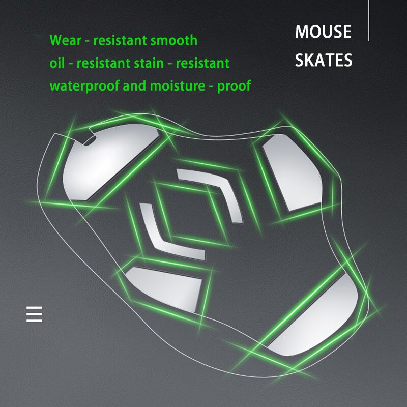 1Set 0.6Mm Witte Muis Pads Gaming Muis Voeten Muis Skate Voor Logitech G Pro Draadloze En Anderen Model