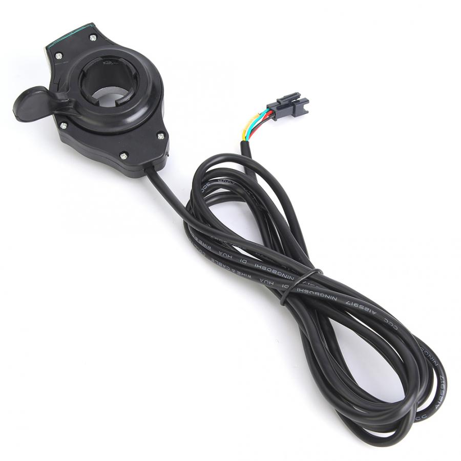 Elektrische Fiets Thumb Throttle Lcd Digitale Batterij Voltage Display Schakelaar Scooter Duim Gashendel E-Bike Voltage Display