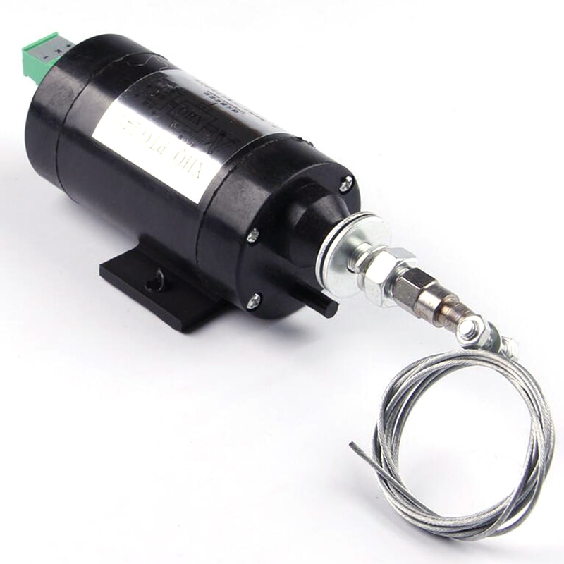 Tipo aperto XHQ-PTG 12v/24v diesel gruppo elettrogeno motore spegnimento solenoide valvola di controllo elettronico taglio di olio di valvola di arresto