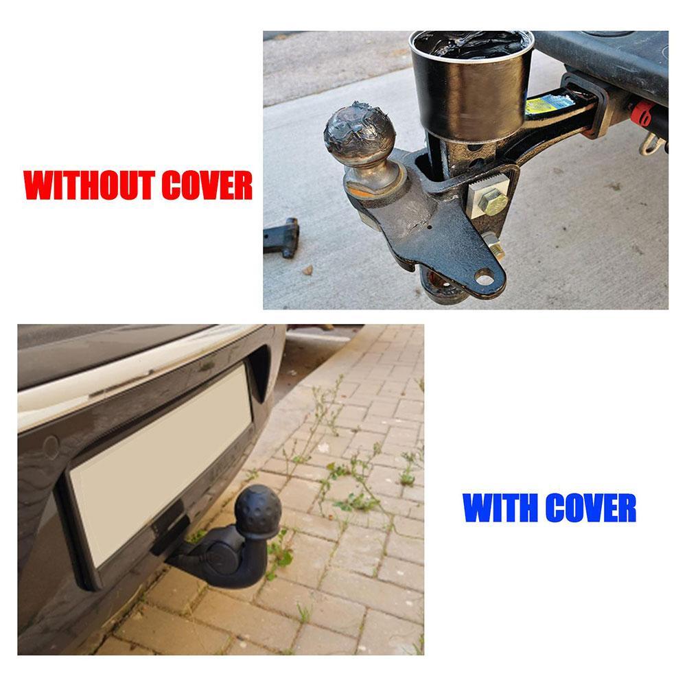Truck SUV Towbar Spherical Protective Cover General Purpose 50mm For Gooseneck Drawbar Acid Alkali Resistant Rubber VA716