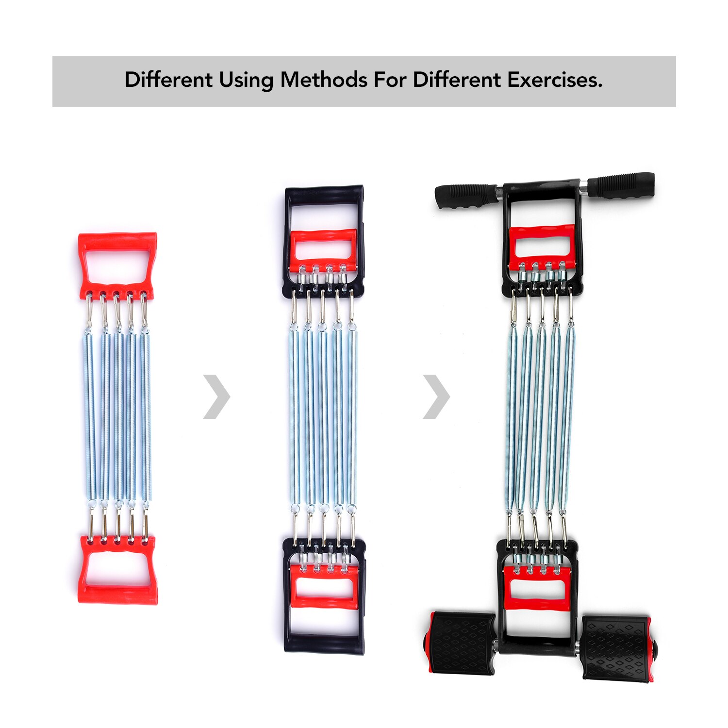 3 in 1 Frühling Brust Entwickler Expander Spannung Puller Muscle Übung Dual Bekämpfen-zweck oder Drei-zweck Spanner gym Fitness