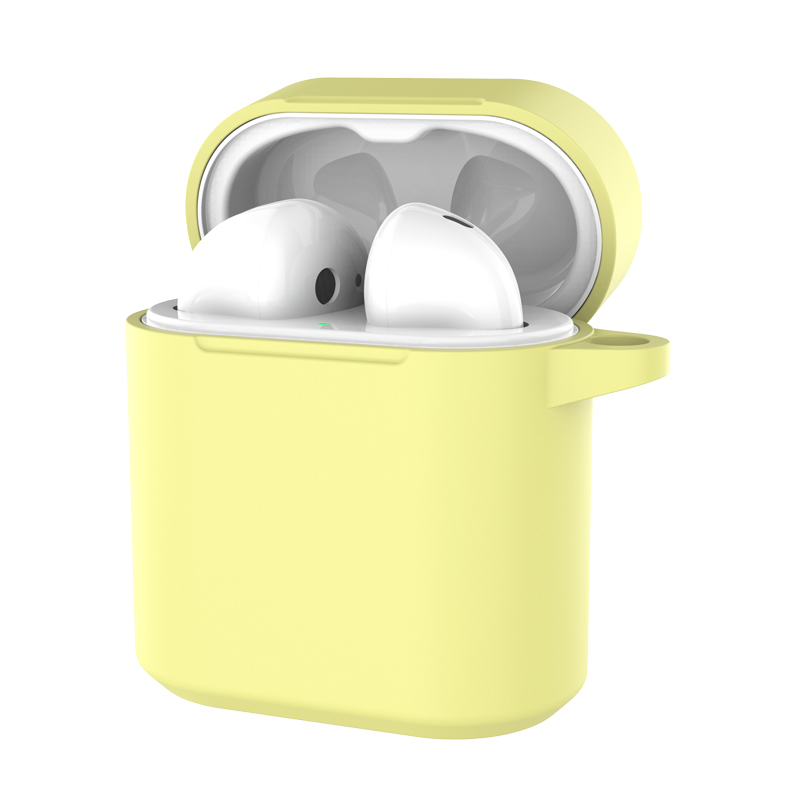 Für Honor FlyPods Silikon Kopfhörer Fall Für Honor FlyPods Pro Lade Box Anti-slip Schutzhüllen Für Huawei FreeBuds 2 Pro: Yellow