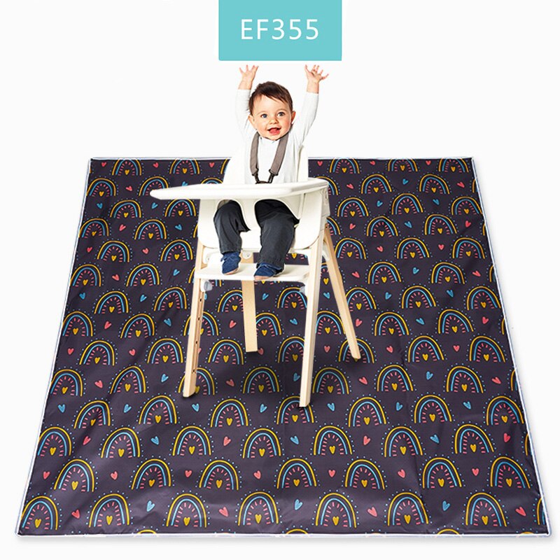 Glücklich Flöte Baby Spielen matt, Baby Krabbeln matt Tragbare Wasserdichte, Anti-Unterhose Klapp matt Playmat Für Baby drinnen Oder draussen Verwenden: SMT105-EF355