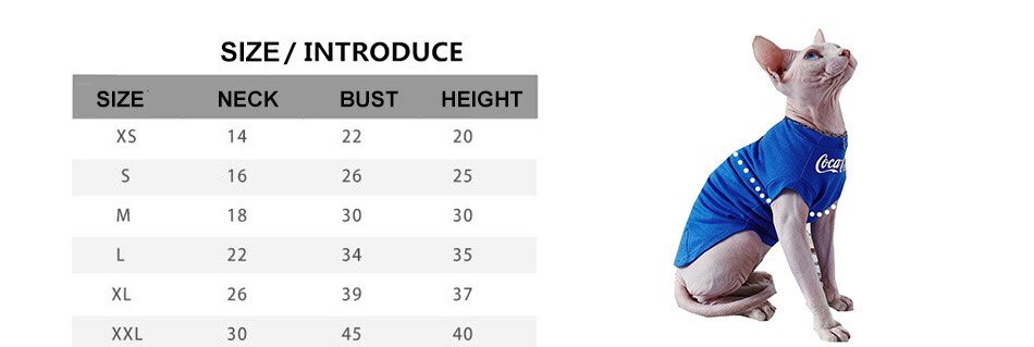 Direct Selling Winter Warm Sphynx Cat Clothes China Letter Hoodies Clothing For Kitten Sphint Jacket Coat Pet Clothes