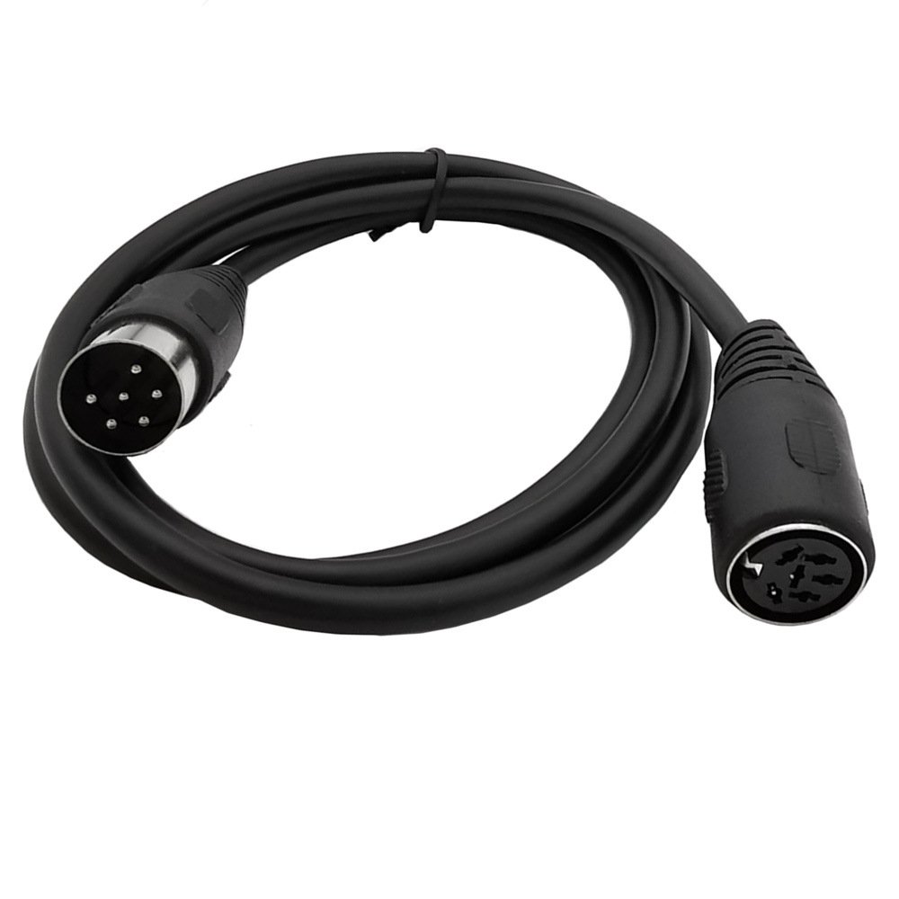 DIN 6 PIN Male Plug Extension Cable 6pin DIN Male To Male Female AV Adapter Audio Socket For Digital Audio Devices 0.5m 1.5m 3m