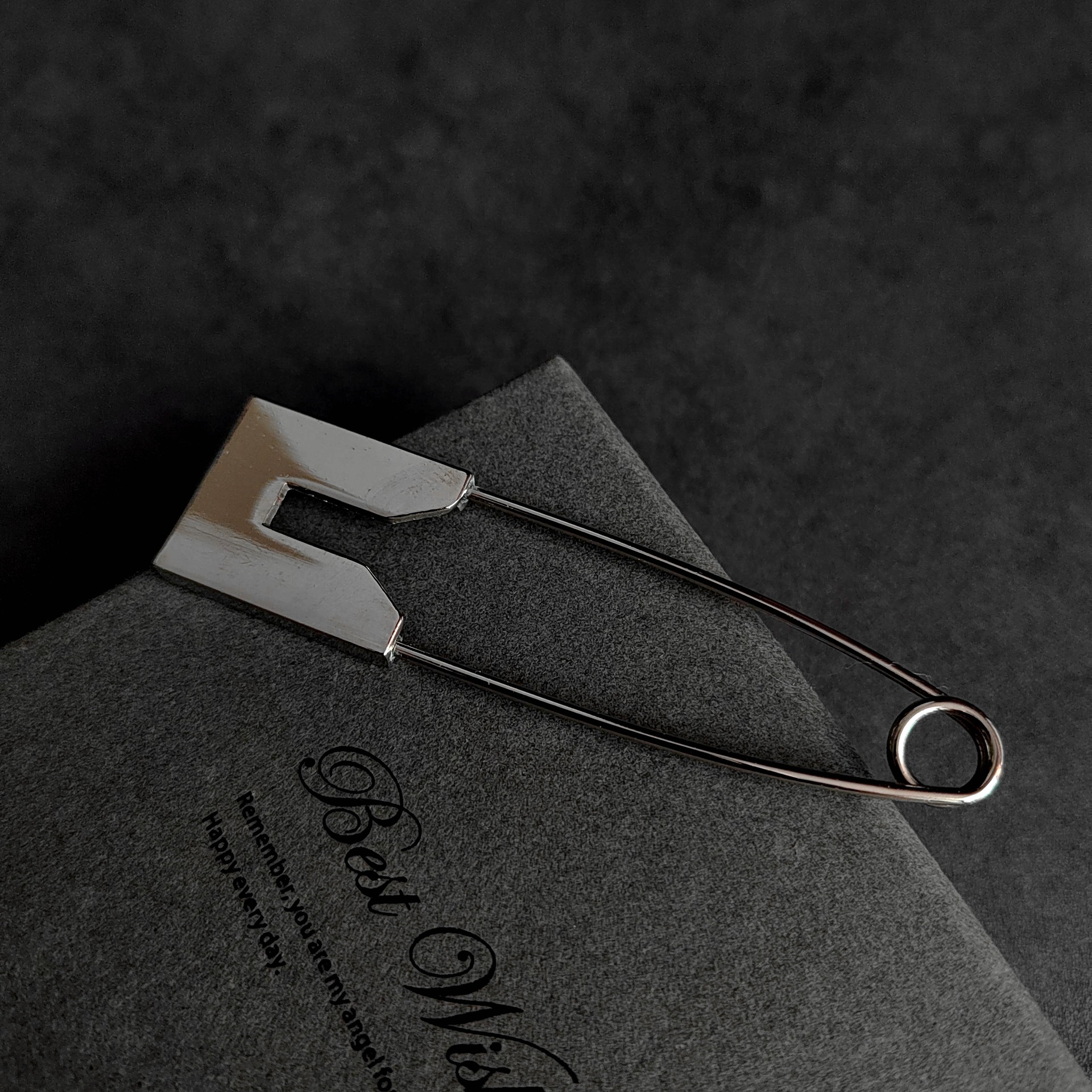 Alfileres grandes de para ropa, alfileres de seguridad de Metal liso, pantalones vaqueros, vestido, bufanda, alfileres ajustables: Naranja