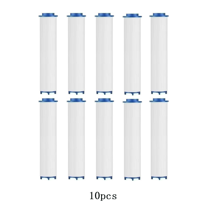 3/5/10 Stück Ersatz-Duschfilter für den Duschkopf – Hochleistungs-Duschwasserfilter zur Entfernung von Chlorfluorid hart: Rot