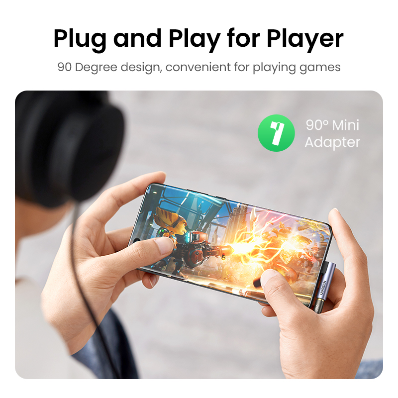UGREEN Type c to 3.5mm Headphone jack 3.5 AUX USB C Cable Audio USB C Adapter For Huawei V30 P30 pro Xiaomi Mi 10 Oneplus 7T pro