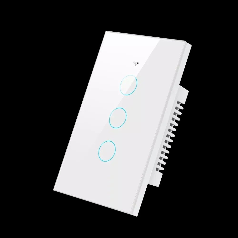 Tuya Zigbee Light Switch Zigbee Wall Switch No Neutral with Neutral All Used 1-3 Gang No Capacitor Zigbee No Neutral Switch: Bundle3