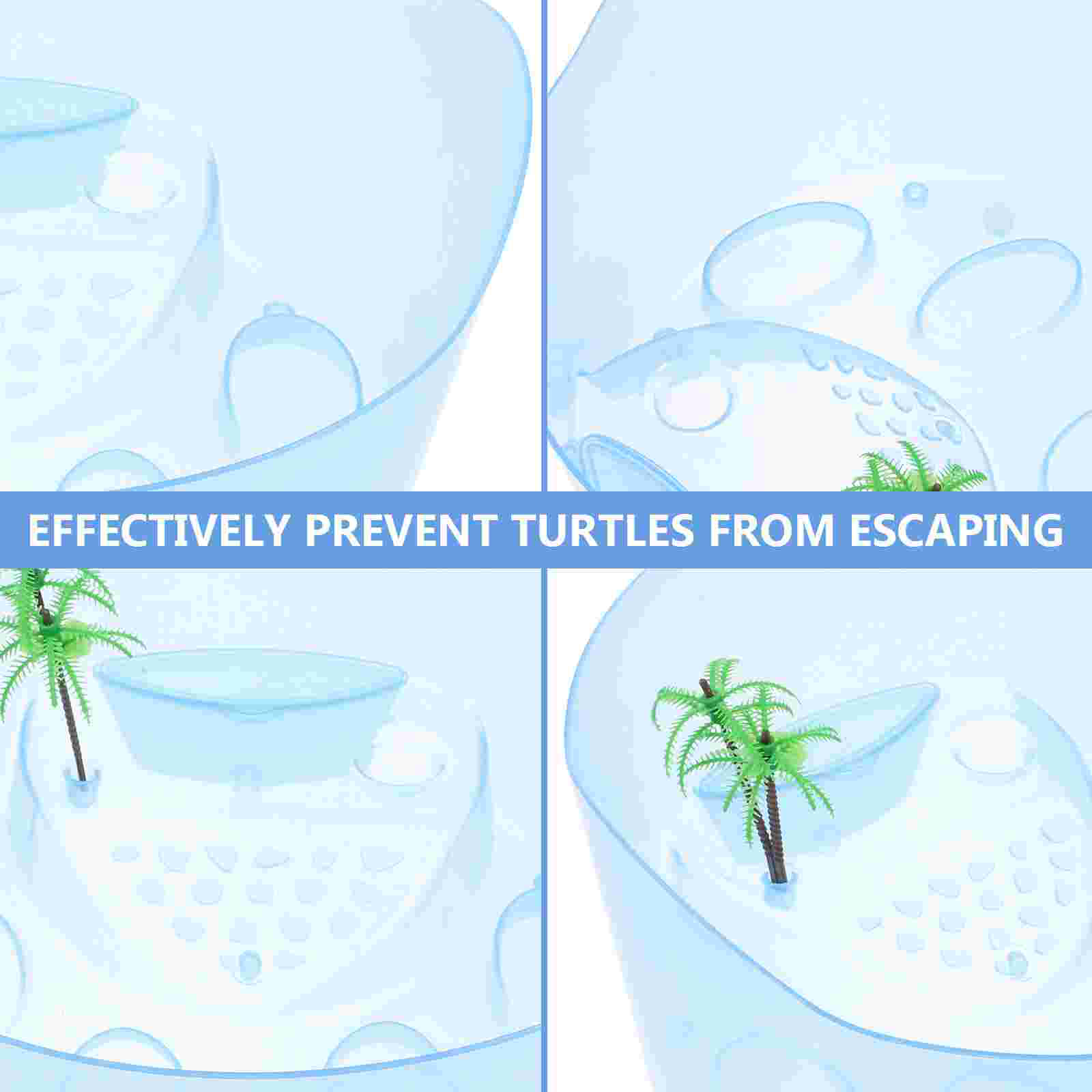 Reptile Feeding Box Plastic Pet Tortoise Tank Tortoise Breeding Case Turtle Feeding Tank