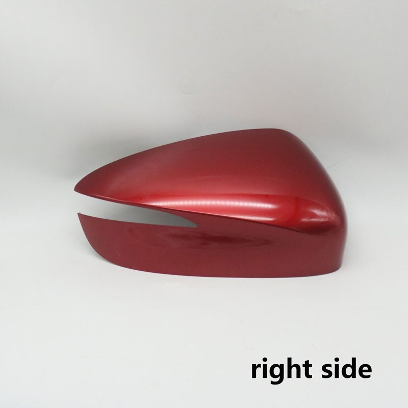 For Mazda CX-3 CX-5 Auto Wing Door Side Mirror Shell Housing Lid Outside Rearview Mirror Cover Cap: red right side