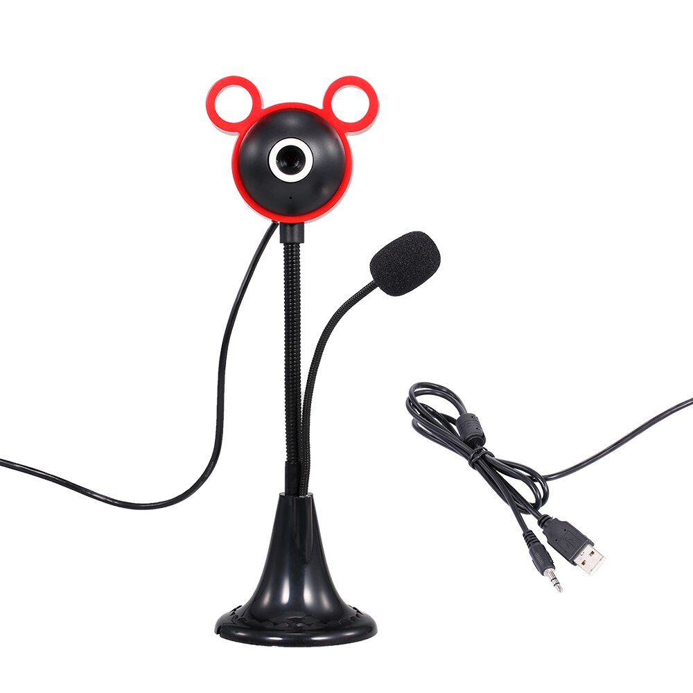 HD USB Webcam HD 5 Million Pixels 30fps Web Camera Laptop Computer pc Camera with Microphone USB Plug Play for Laptop Desktop