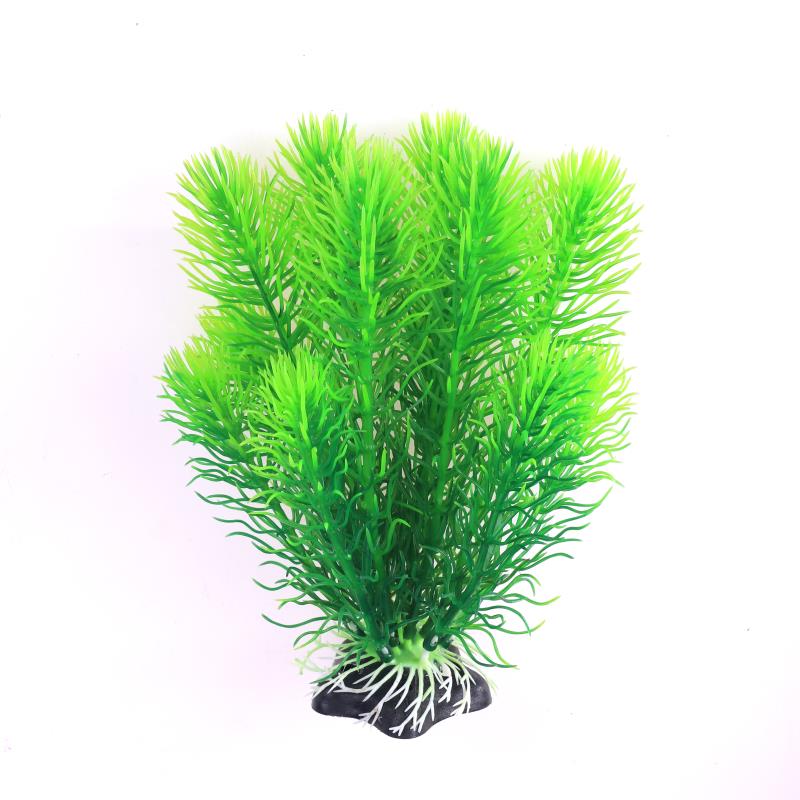 5.5cm * 18cm pe materiaal dennenstrip waterplant aquarium decoratie onderwaterdier viskom groene plant: Groente