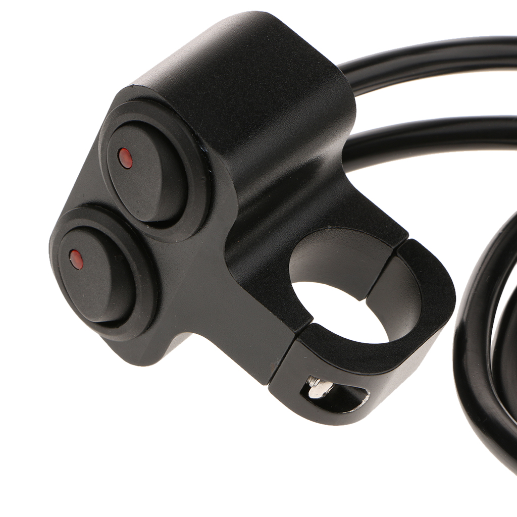 1 Piece 25mm Waterproof Dual on Off Switch Handlebar Low Beam Switch