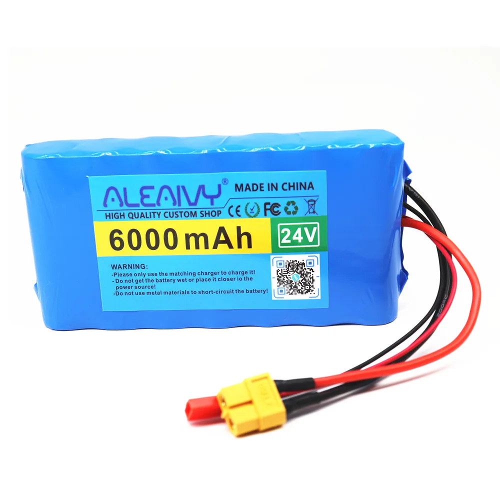 24V 6Ah 7S1P 25.2V 29.4V 6000mAh Lithium-ion Batterij voor Kleine Elektrische Eenwielers Scooters Speelgoed fiets Ingebouwde BMS