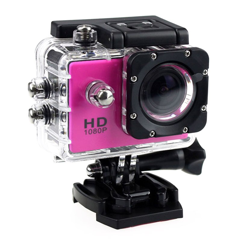 Mini caméra intelligente sans fil HD 4K, étanche, pour Sport en plein air, NC99: red