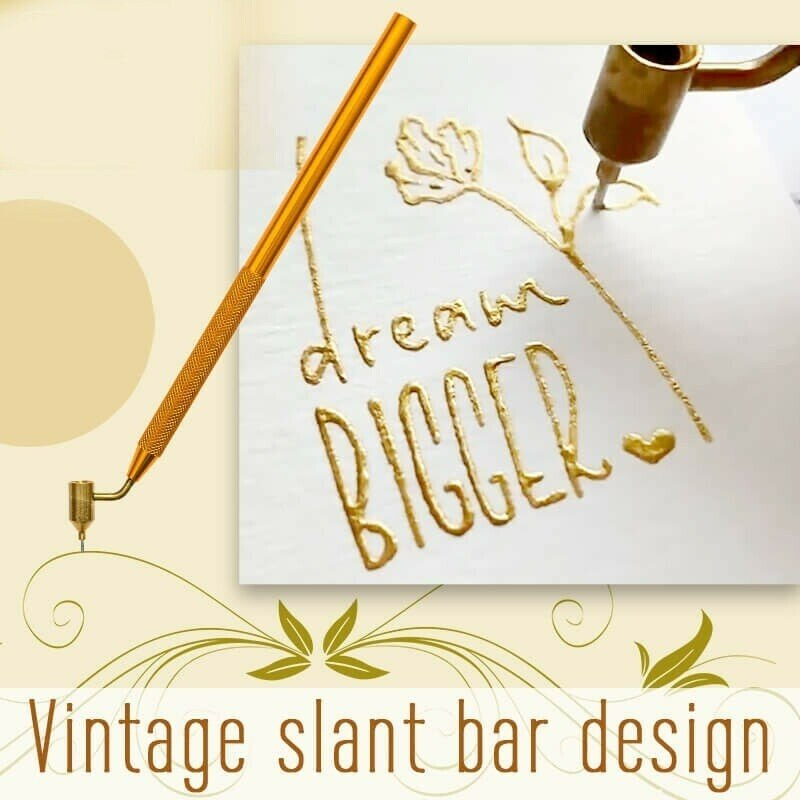 Detailing Fine Line Fluid Writer Paint Applicator Pen Slanting Precision Ruling Pen for Rock Chips and Scratch Repair Touch Up