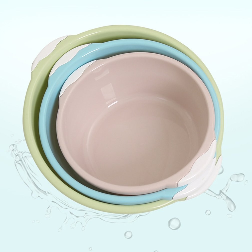 Household washbasin plastic basin small thick round dish sink wash basin wash basin basin wash basin small basin