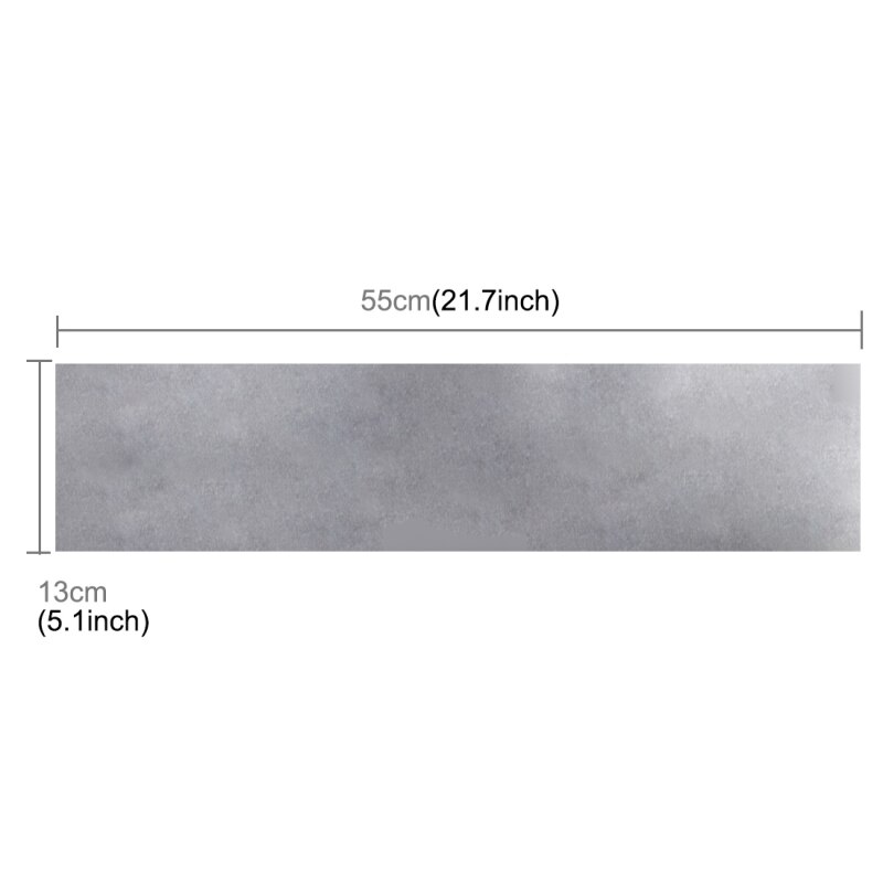 Car Auto Aluminum 55cm × 13cm Rear Warning Sign Sticker for Truck and Van Auto Exterior Accessories