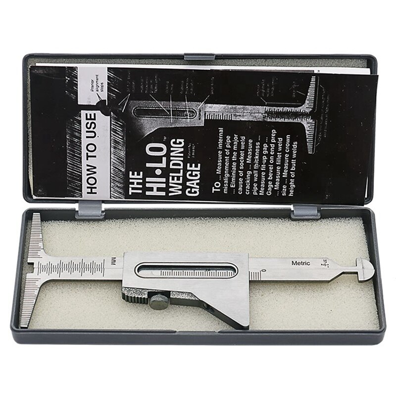 HI-LO Stainless Steel Welding Gauge Inch&amp;Metric For Measurement Of Pipe After Fit-Up/Alignment Space 32Mm 37 1/2Inch