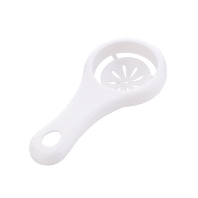 1 stk hvid plast æg separator separat æggehvide protein husholdning madlavning filter æg køkken separering tilbehør værktøj: Default Title