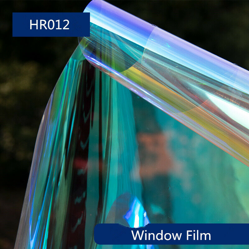 Woningbouw Glasfolie Decoratieve Chameleon Regenboog Effect Solar tint Warmte isolatie stickers zelfklevende privacy film