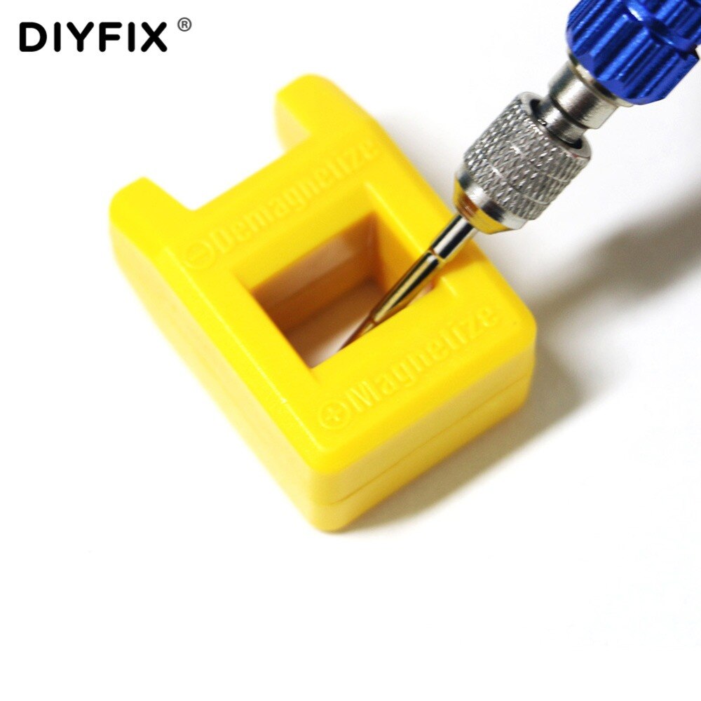DIYFIX Telefon Reparatur Werkzeug Bausatz Schraubendreher-einstellen für iPhone X 8 7 6 s 6 Mini Magnetiseur Entmagnetisierer Zerlegen Öffnungs Bausätze