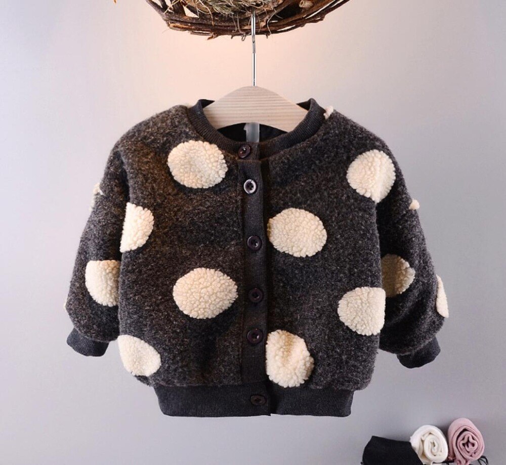 9M-24M Neugeborenen Baby Mädchen Winter Kleidung Langarm Fleece Mantel Verdickt Kaschmir Mantel Warme Jacke Oberbekleidung