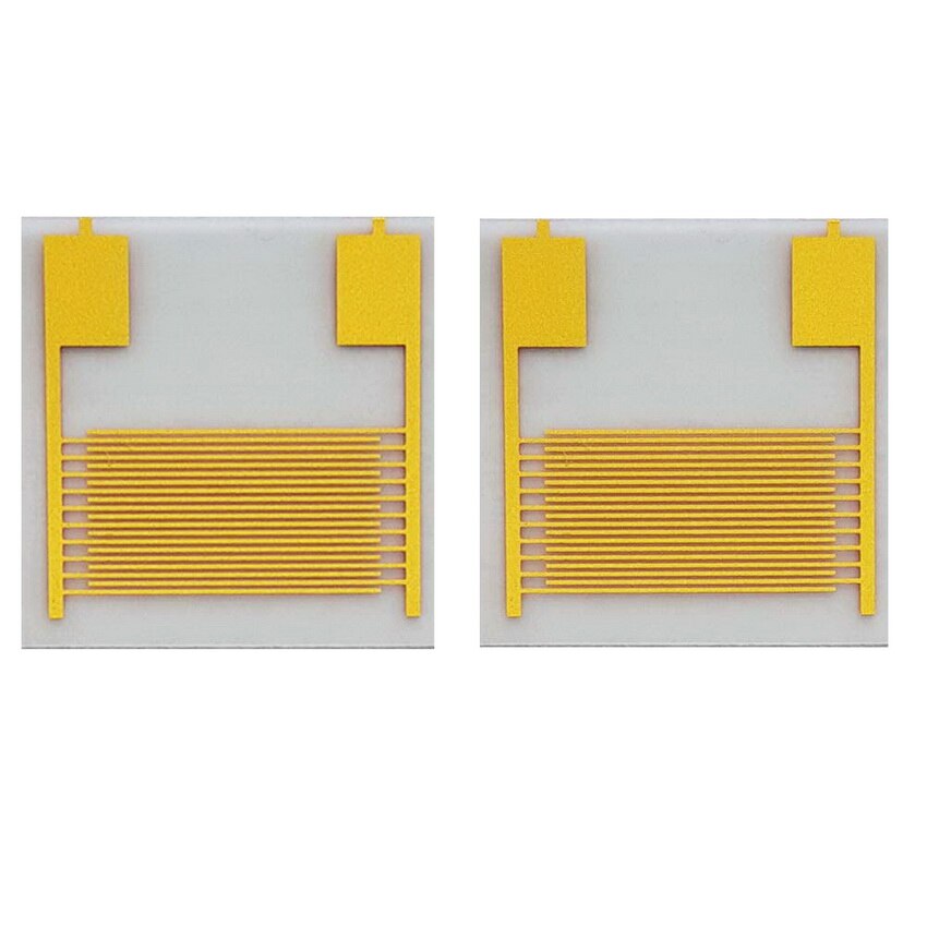 100micron Flexible Interdigital Electrode PET Capacitor Array Scientific Experiment Intelligent Wearable Sensor Chip IDE